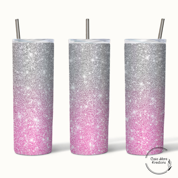 Pink Glitter Reusable Straw – Emmaries Wholesale